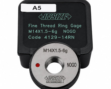 Insize NOGO Thread Ring Gauge M14X1.5 Series 4129-14RN - INSIZE Australia