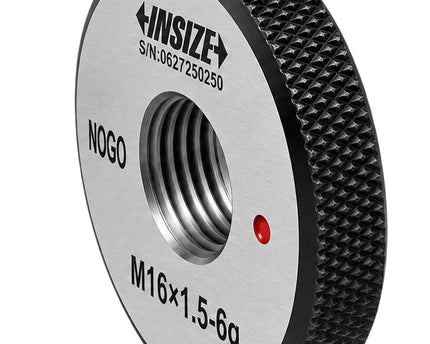 Insize NOGO Thread Ring Gauge M16X1.5 Series 4129-16RN - INSIZE Australia