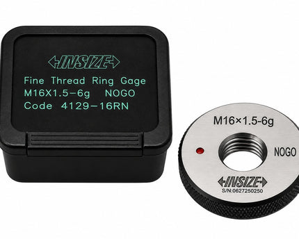 Insize NOGO Thread Ring Gauge M16X1.5 Series 4129-16RN - INSIZE Australia