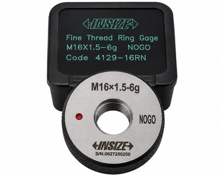 Insize NOGO Thread Ring Gauge M16X1.5 Series 4129-16RN - INSIZE Australia