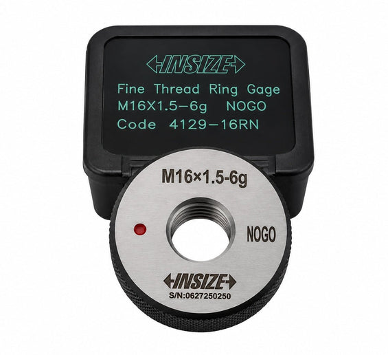 Insize NOGO Thread Ring Gauge M16X1.5 Series 4129-16RN - INSIZE Australia