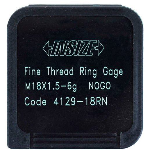 INSIZE Measuring Equipment Insize NOGO Thread Ring Gauge M18X1.5 Series 4129-18RN