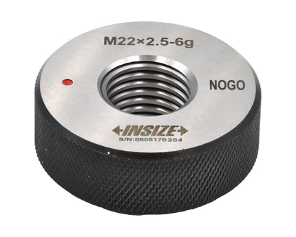 INSIZE Manufacturing Insize NOGO Thread Ring Gauge M22X2.5 Series 4120-22N