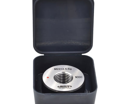 INSIZE Manufacturing Insize NOGO Thread Ring Gauge M22X2.5 Series 4120-22N