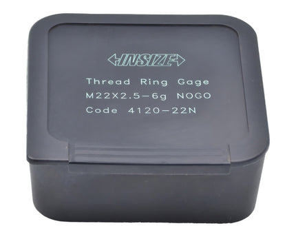 INSIZE Manufacturing Insize NOGO Thread Ring Gauge M22X2.5 Series 4120-22N