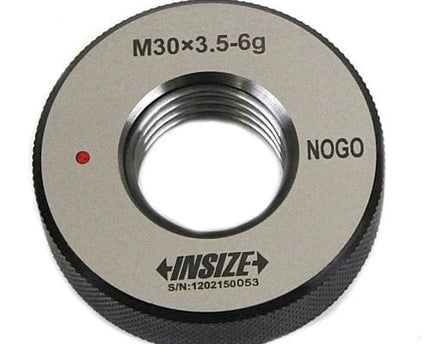 INSIZE MEASURING EQUIPMENT Insize NOGO Thread Ring Gauge M33x3.5mm Class 6G Series 4120-33N