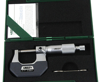 INSIZE Measuring Equipment Insize Outside Micrometer 0-1" Range Series 3200-1