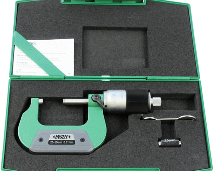 INSIZE Measuring Equipment Insize Outside Micrometer Quick Feeding  25-50mm Range Series 3208-50B