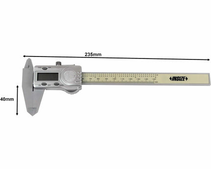 INSIZE Measuring Equipment Insize Plastic Digital Caliper 0-150mm/0-6" Range Series 1139-150