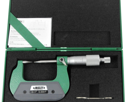 INSIZE Measuring Equipment Insize Point Micrometer 0-1" Range Series 3230-1