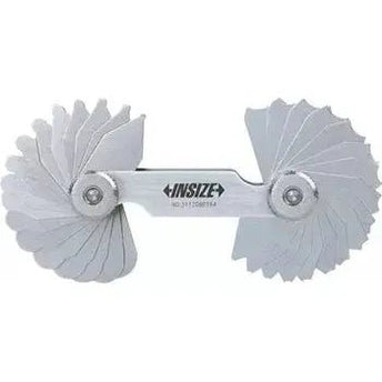 INSIZE MEASURING EQUIPMENT Insize Radius Gauge Set 17/32"-1" Range Series 4801-16E1