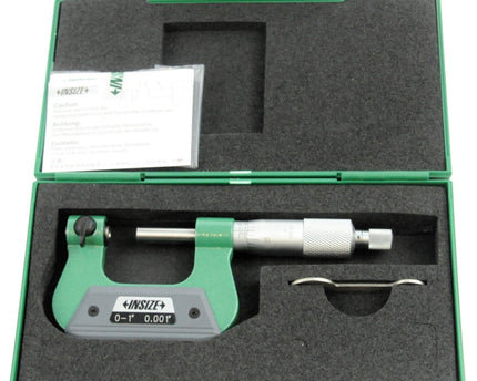 INSIZE Measuring Equipment Insize Screw Thread Micrometer 0-1" Range Series 3281-1