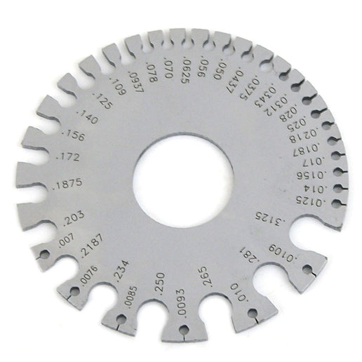 INSIZE MEASURING EQUIPMENT Insize Sheet Metal Gauge AWG #0–36 Range Series 4809