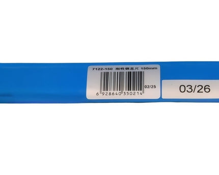 Insize Stainless Steel Ruler 150mm Metric Rule Series 7122-150 - INSIZE Australia