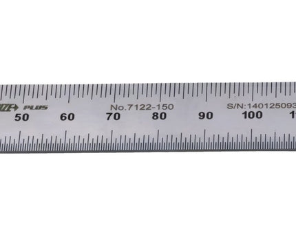Insize Stainless Steel Ruler 150mm Metric Rule Series 7122-150 - INSIZE Australia
