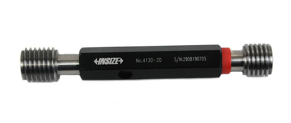 Insize Thread GO NOGO Plug Gauge M20x2.5mm Series 4130-20 - INSIZE Australia