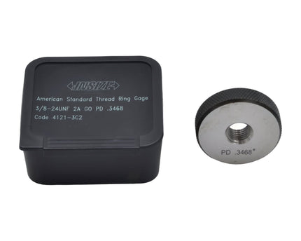 INSIZE Measuring Equipment Insize Thread GO Ring Gauge 3/8"-24 UNF Series 4121-3C2