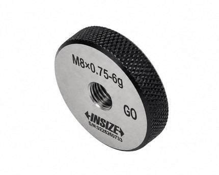 Insize Thread GO Ring Gauge M8 x 0.75mm Series 4139-8L - INSIZE Australia