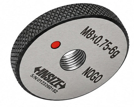 Insize Thread NOGO Ring Gauge M8 x 0.75mm Series 4139-8LN - INSIZE Australia