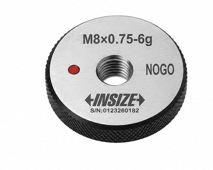 Insize Thread NOGO Ring Gauge M8 x 0.75mm Series 4139-8LN - INSIZE Australia