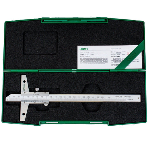 INSIZE Measuring Equipment Insize Vernier Depth Gauge 0-200mm Range Series 1247-200