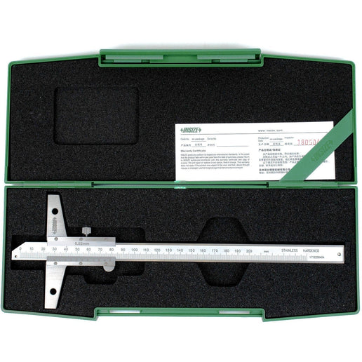 INSIZE Measuring Equipment Insize Vernier Depth Gauge 0-200mm Range Series 1247-2001