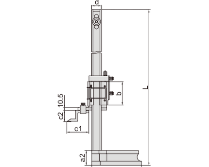 INSIZE Measuring Equipment Insize Vernier Height Gauge 0-300mm / 0-12" Range Series 1250-300