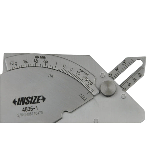 INSIZE Measuring Equipment Insize Welding Gauge 0-25mm/1" Range Series 4835-1
