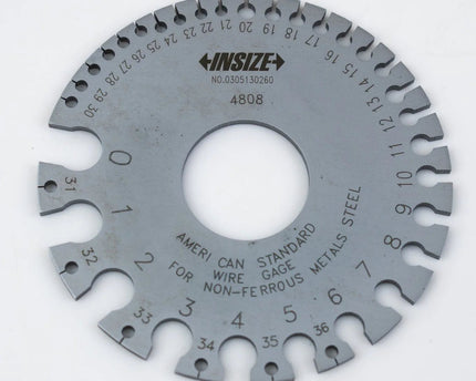 Insize Wire Gauge AWG #0-36 Range Series 4808 - INSIZE Australia